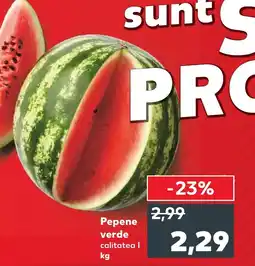 Kaufland Pepene verde Ofertă