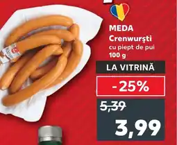 Kaufland MEDA Crenwurşti Ofertă