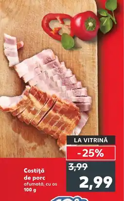 Kaufland Costiţă de porc afumată Ofertă
