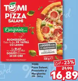 Kaufland TOMI Pizza Salami, Prosciutto și Margherita Ofertă