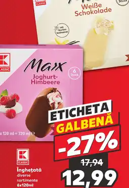 Kaufland Îngheţată Ofertă