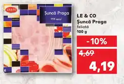 Kaufland LE&CO Şuncă Praga Ofertă