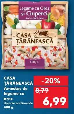 Kaufland CASA ȚĂRĂNEASCĂ Amestec de legume cu orez Ofertă