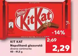 Kaufland KIT KAT Napolitană glazurată Ofertă
