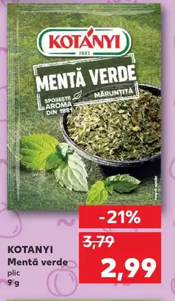 Kaufland KOTANYI Mentă verde Ofertă