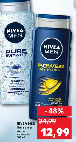 Kaufland NIVEA MEN Gel de duş Ofertă