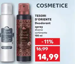 Kaufland TESORI D'ORIENTE Deodorant spray Ofertă