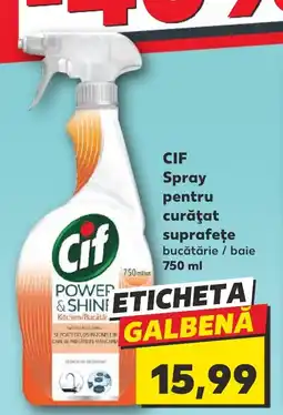 Kaufland CIF Spray pentru curăţat suprafeţe Ofertă