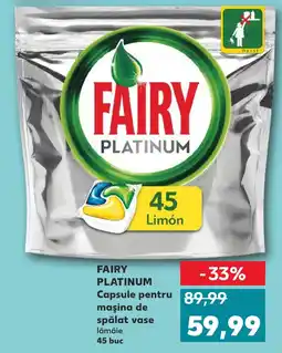 Kaufland FAIRY PLATINUM Capsule pentru maşina de spălat vase Ofertă
