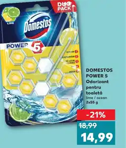 Kaufland DOMESTOS POWER 5 Odorizant pentru toaletă Ofertă