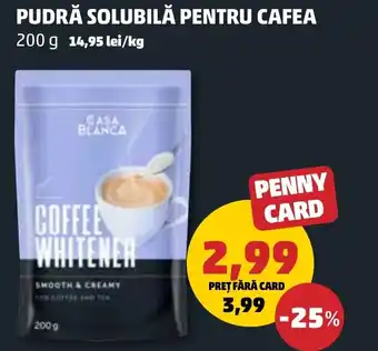 Penny PUDRĂ SOLUBILĂ PENTRU CAFEA Ofertă