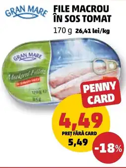 Penny FILE MACROU ÎN SOS TOMAT Ofertă