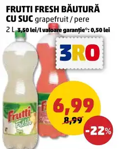 Penny FRUTTI FRESH BĂUTURĂ CU SUC 2L Ofertă