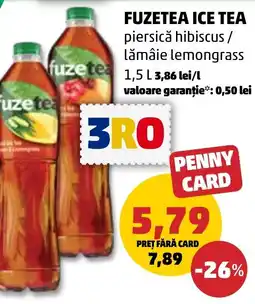 Penny FUZETEA ICE TEA 1.5L Ofertă