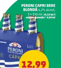 Penny PERONI CAPRI BERE BLONDĂ Ofertă