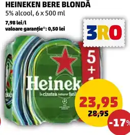 Penny HEINEKEN BERE BLONDĂ Ofertă