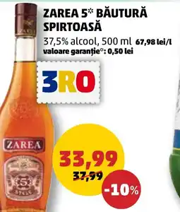 Penny ZAREA 5* BĂUTURĂ SPIRTOASĂ 500 ml Ofertă