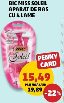 BIC MISS SOLEIL APARAT DE RAS CU 4 LAME