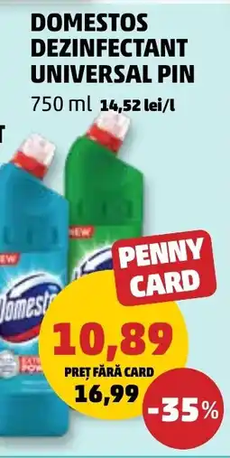 Penny DOMESTOS DEZINFECTANT UNIVERSAL PIN Ofertă