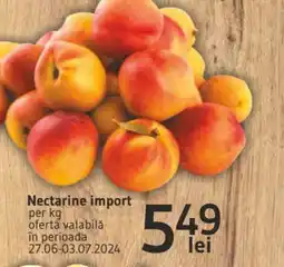 Supeco Nectarine import Ofertă