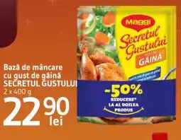 Supeco Bază de mâncare cu gust de găină SECRETUL GUSTULUI Ofertă