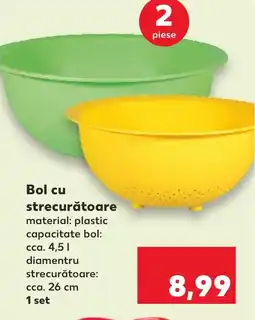 Kaufland Bol cu strecurătoare Ofertă