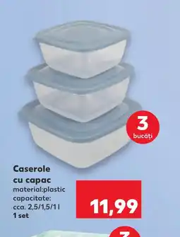 Kaufland Caserole cu capac Ofertă