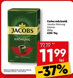 PROFI Cafea măcinată Jacobs Krönung Intense Ofertă