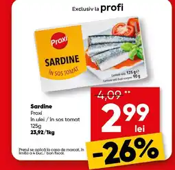 PROFI Sardine Proxi Ofertă