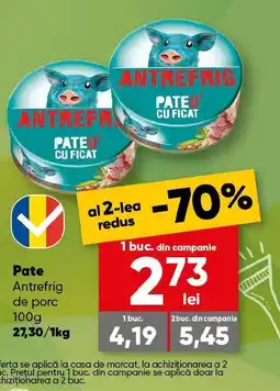 PROFI Pate Antrefrig de porc 100g Ofertă