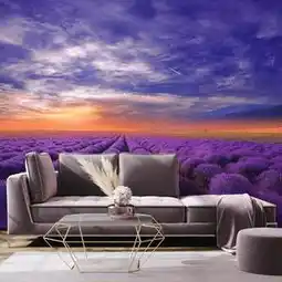 Favi Fototapet - Câmp cu lavandă (147x102 cm) Ofertă