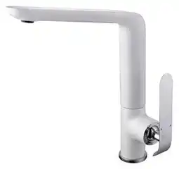 Baterie Bucatarie cu Pipa Pivotanta Lemark Melange LM4905CW Crom Alb