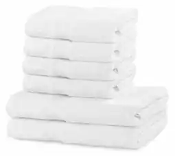 Favi Set șervet și prosop DecoKing Marina, alb, 4 buc. 50 x 100 cm, 2 buc. 70 x 140 cm Ofertă