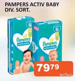 Unicarm PAMPERS ACTIV BABY DIV. SORT. Ofertă