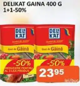 Unicarm DELIKAT GAINA 400 G 1+1-50% Ofertă