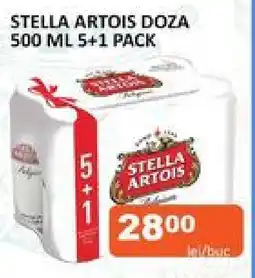 Unicarm STELLA ARTOIS DOZA 500 ML 5+1 PACK Ofertă