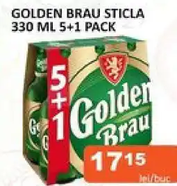 GOLDEN BRAU STICLA 330 ML 5+1 PACK