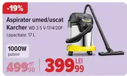 Aspirator umed/uscat Karcher WD 3 S V-17/4/20F