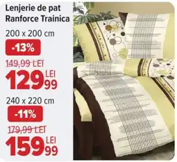 Lenjerie de pat Ranforce Trainica