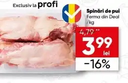 PROFI Spinări de pui Ofertă