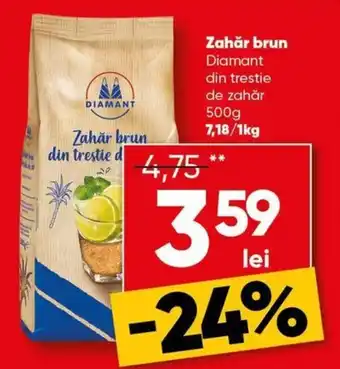 PROFI Zahăr brun Diamant din trestie de zahăr Ofertă