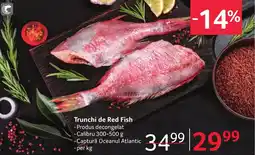 Selgros Trunchi de Red Fish Ofertă