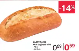 Selgros LA LORRAINE Mini baghetă albă Ofertă