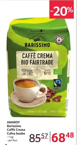 Selgros AMAROY Barissimo Caffè Crema Cafea boabe Ofertă