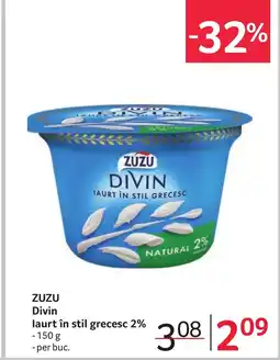 Selgros ZUZU Divin laurt în stil grecesc 2% Ofertă