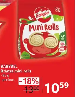 Selgros BABYBEL Brânză mini rolls Ofertă