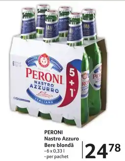 Selgros PERONI Nastro Azzuro Bere blondǎ Ofertă