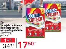 Selgros K2r Şerveţele captatoare de culoare pentru maşina de spălat rufe Ofertă