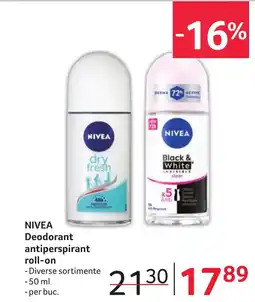 Selgros NIVEA Deodorant antiperspirant roll-on Ofertă