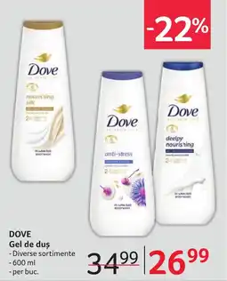 Selgros DOVE Gel de duş Ofertă